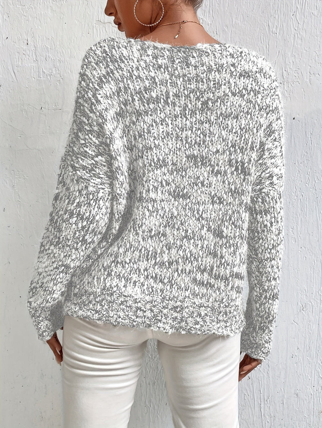 Pull À Coupe Ample Avec Manches Longues Pour Femme | Idéal Pour Usage Quotidien