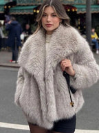 Manteau Court à Manches Longues pour Femme | Idéal pour la Saison Froide