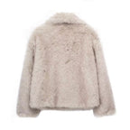 Manteau Court à Manches Longues pour Femme | Idéal pour la Saison Froide