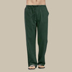 Pantalon d'Été à Taille Élastique avec Coupe Ample pour Femme | Idéal pour les Journées Chaudes