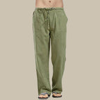 Pantalon d'Été à Taille Élastique avec Coupe Ample pour Femme | Idéal pour les Journées Chaudes