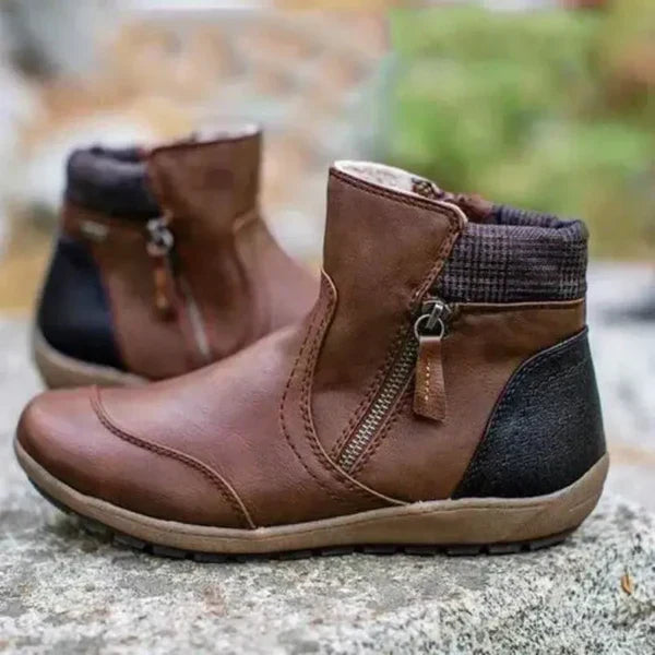 Bottines avec Fermeture Zippée Latérale pour Femmes | Idéal pour l’Automne et l’Hiver