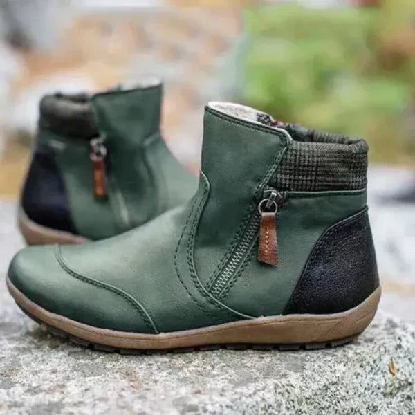 Bottines avec Fermeture Zippée Latérale pour Femmes | Idéal pour l’Automne et l’Hiver