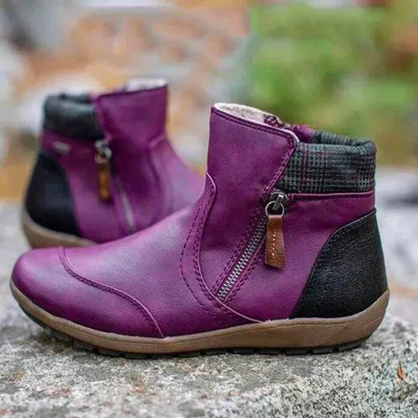 Bottines avec Fermeture Zippée Latérale pour Femmes | Idéal pour l’Automne et l’Hiver