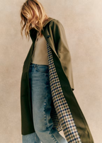 Trench-Coat Oversize à Fermeture Boutonnée et Poches pour Femmes | Ideal for Mi-Saison et Usage Quotidien
