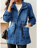 Veste à Taille Ajustable avec Poches pour Femme | Idéale pour la Mi-Saison