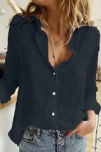 Chemise à Manches Longues avec Fermeture Boutonnée pour Femmes | Idéal pour la Saison Chaude
