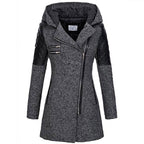 Manteau Long avec Design Uni pour Femme | Idéal pour l’Automne et l’Hiver