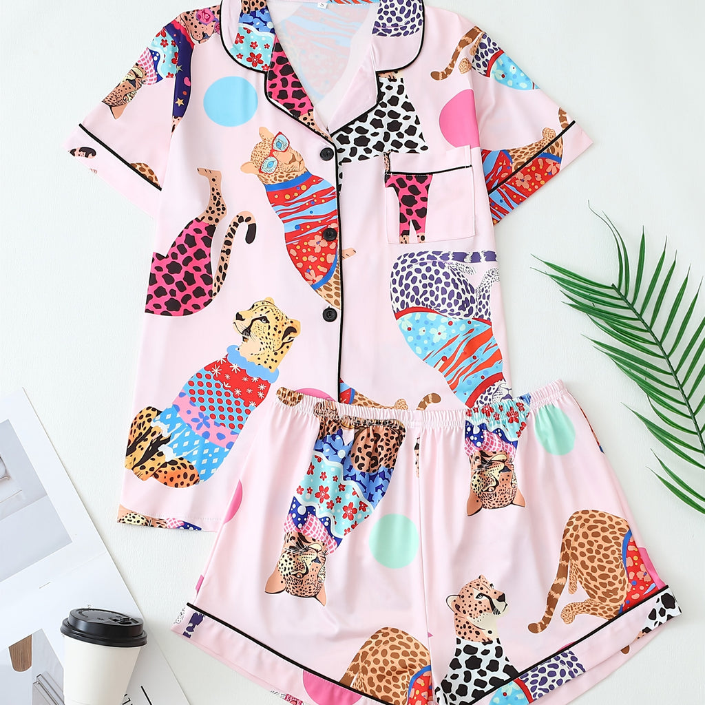 Pyjama pour Femme À Manches Longues Et Pantalon Assorti | Idéal pour Le Sommeil Et La Détente À La Maison