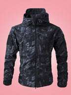 Coupe-Vent Camouflage à Capuche pour Hommes | Idéal pour l’Hiver