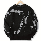 Pull-Over Homme à Texture Structurée pour Usage Quotidien | Idéal pour la Mi-Saison