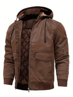 Veste avec Capuche et Doublure Matelassée pour Hommes | Idéale pour la Mi-Saison et l’Hiver