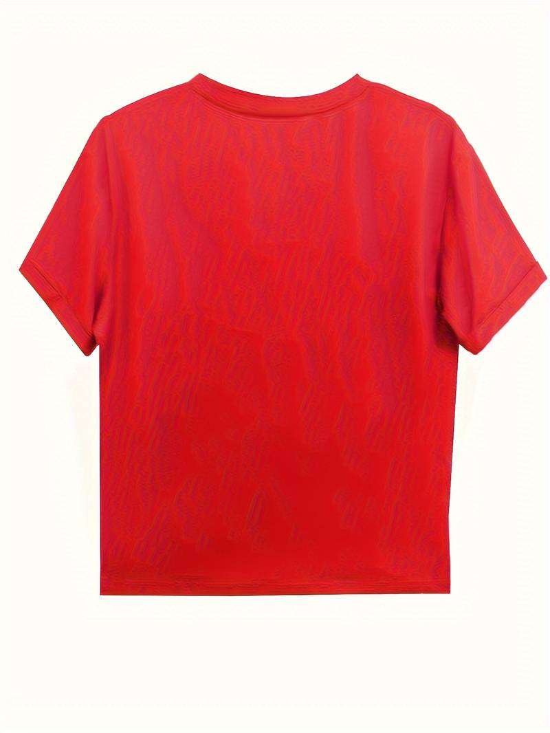 T-Shirt à Coupe Ample avec Motif de Cœurs Multicolores pour Femme | Idéal pour un Usage Quotidien