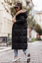 Veste D’Hiver Longue pour Femme | Idéale pour Temps Froid