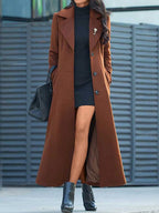 Manteau Long avec Ceinture pour Femme | Idéal pour L’Hiver
