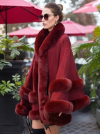 Cape-Manteau Oversize avec Capuche pour Femmes | Idéal pour l’Automne et l’Hiver