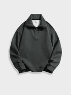 Pull-Over Homme à Demi-Fermeture Zippée pour Tenue Décontractée | Idéal pour la Mi-Saison