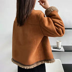 Veste d’Hiver Mi-Longue à Double Boutonnage pour Femme | Idéale pour les Journées Froides