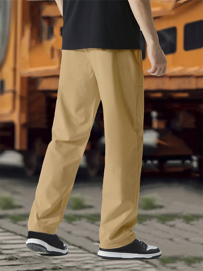 Pantalon À Taille Ajustable Avec Coupe Droite Pour Homme | Idéal Pour Usage Quotidien