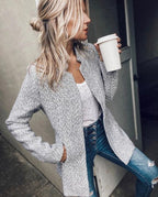 Blazer Avec Coupe Ajustée Et Manches Longues Pour Femme | Idéal Pour Les Activités Quotidiennes