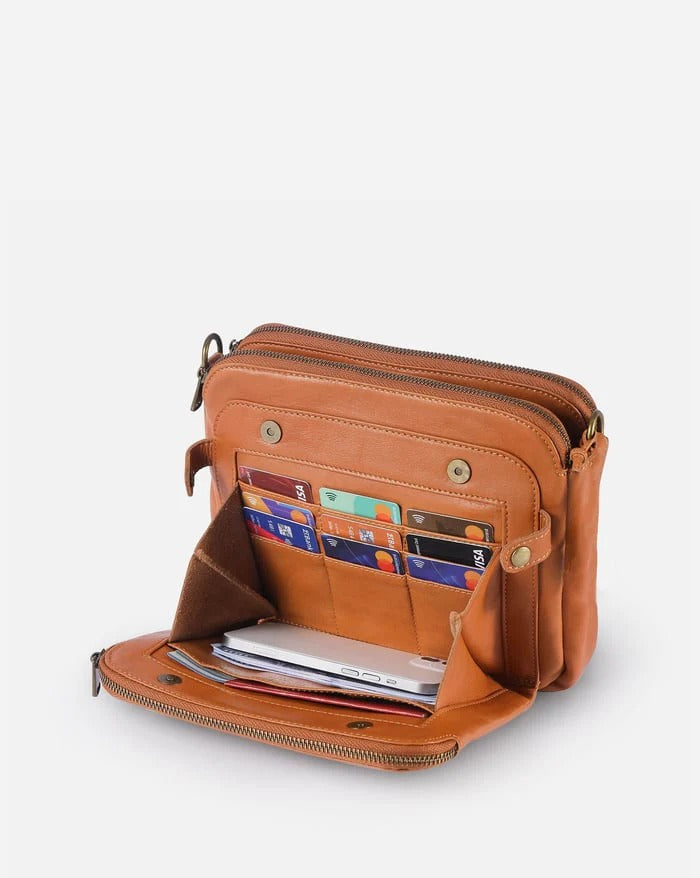 Sac Bandoulière avec Compartiments Multiples pour Femme | Idéal pour les Déplacements Quotidiens