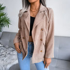 Blazer Avec Fermeture Frontale Et Coupe Structurée Pour Femmes | Idéal Pour Le Quotidien Et Le Travail