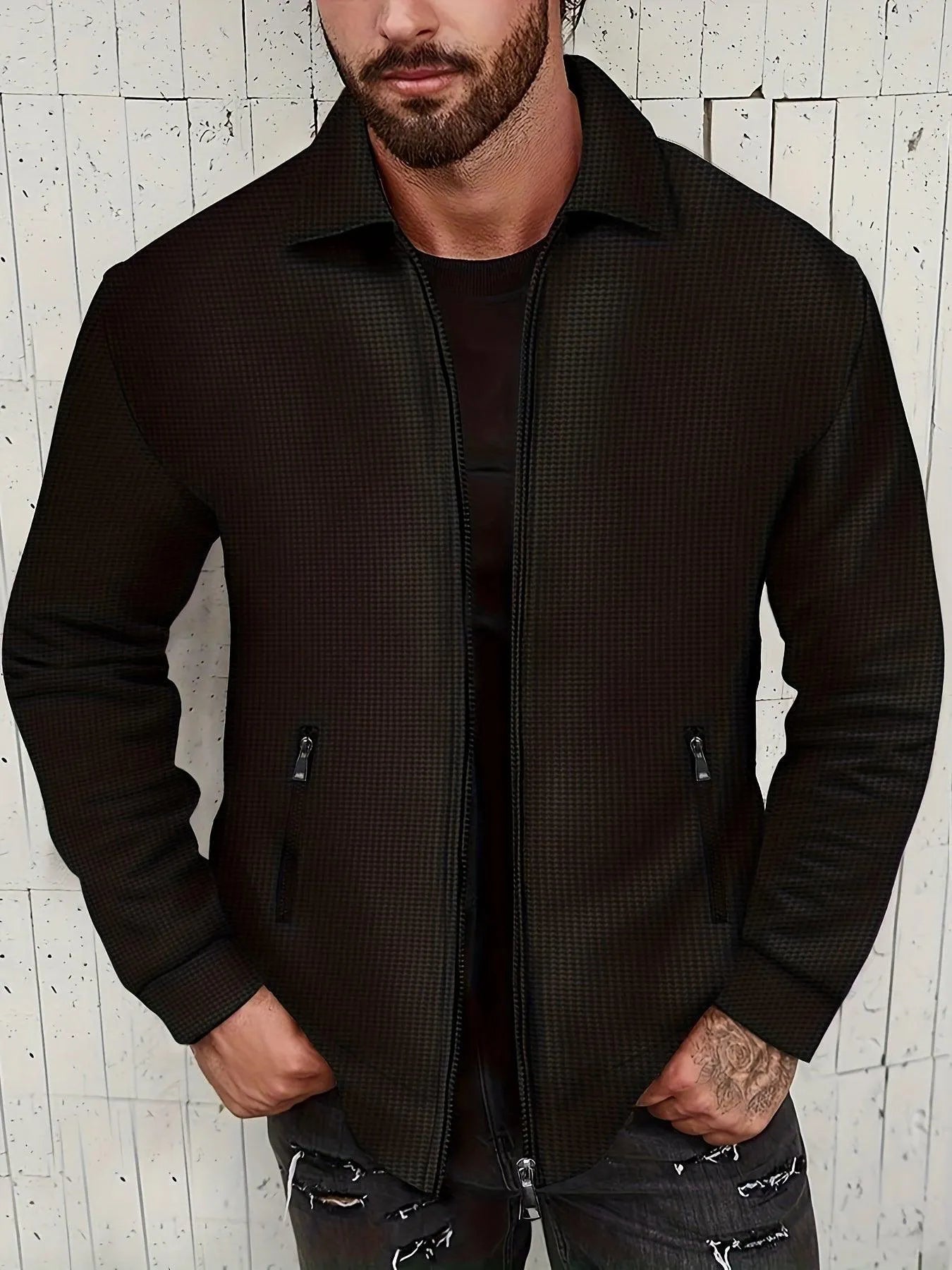 Veste Décontractée Avec Design Couleur Unie Pour Adultes | Idéale Pour Un Usage Quotidien