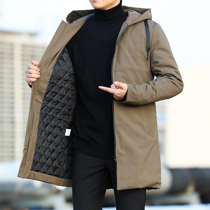 Veste d’Hiver Matelassée avec Capuche pour Homme | Adaptée à un Usage Quotidien