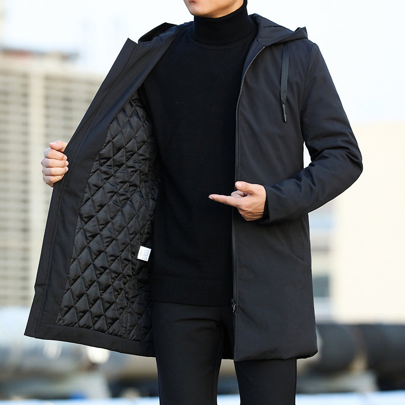 Veste d’Hiver Matelassée avec Capuche pour Homme | Adaptée à un Usage Quotidien