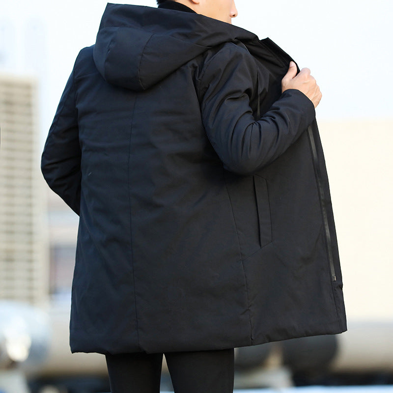 Veste d’Hiver Matelassée avec Capuche pour Homme | Adaptée à un Usage Quotidien