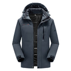 Veste D’Hiver avec Capuche Ajustable pour Homme | Idéale pour La Saison Froide
