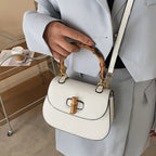 Sac Structuré Avec Poignée Bambou Et Bandoulière Ajustable | Idéal Pour Usage Quotidien