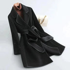 Trench-Coat à Ceinture avec Coupe Longue pour Femme | Idéal pour Usage Quotidien et Mi-Saison