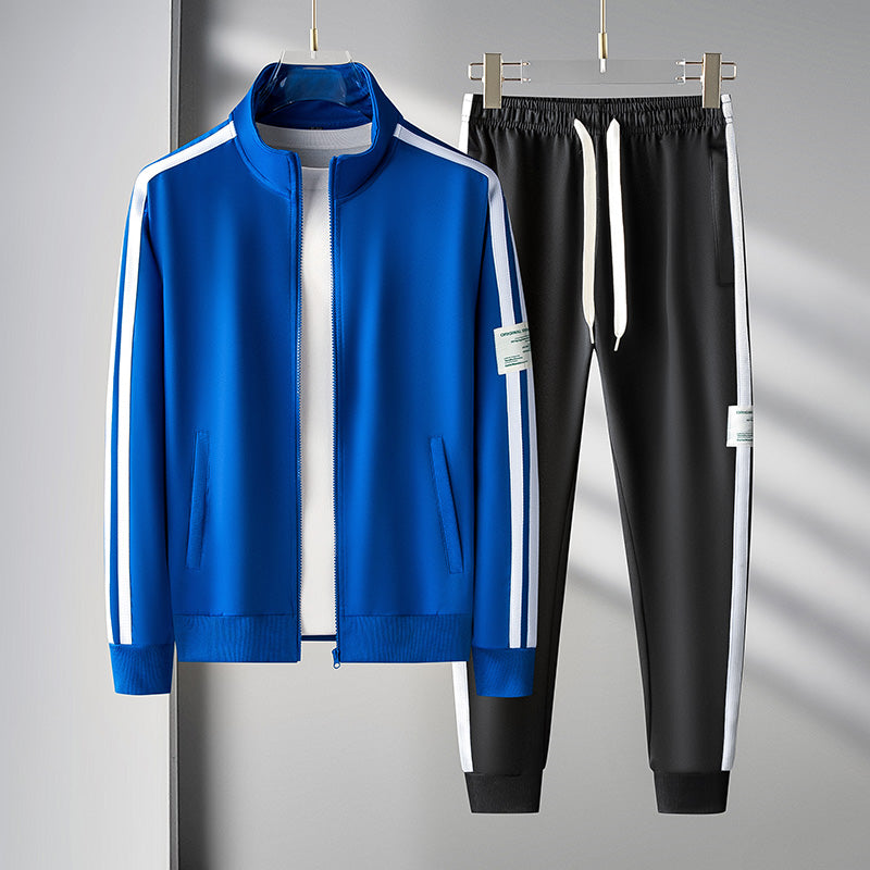 Ensemble Deux Pièces avec Veste Zippée et Pantalon Jogger pour Homme | Idéal pour Un Usage Quotidien