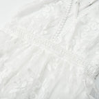 Robe À Bretelles Avec Broderie Florale Pour Femme | Idéale Pour Les Vacances Et Les Sorties D’Été