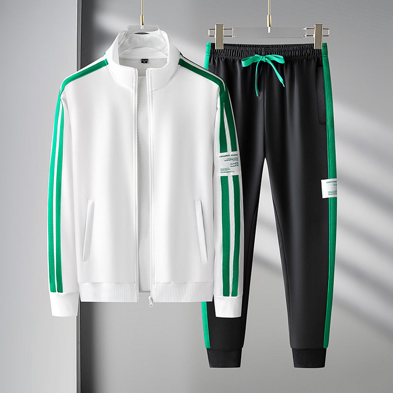 Ensemble Deux Pièces avec Veste Zippée et Pantalon Jogger pour Homme | Idéal pour Un Usage Quotidien