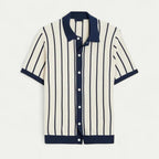 Chemise Boutonnée à Rayures pour Homme | Idéale pour l’Été et les Occasions Décontractées
