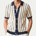 Chemise Boutonnée à Rayures pour Homme | Idéale pour l’Été et les Occasions Décontractées