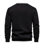 Polo Rugby À Manches Longues avec Col Contrasté pour Homme | Idéal pour La Mi-Saison