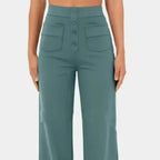 Pantalon Taille Haute à Jambe Large pour Femme | Idéal pour le Bureau et les Sorties