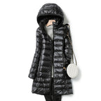 Manteau d’Hiver Léger avec Capuche Amovible pour Femme | Idéal pour la Saison Froide