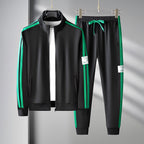 Ensemble Deux Pièces avec Veste Zippée et Pantalon Jogger pour Homme | Idéal pour Un Usage Quotidien