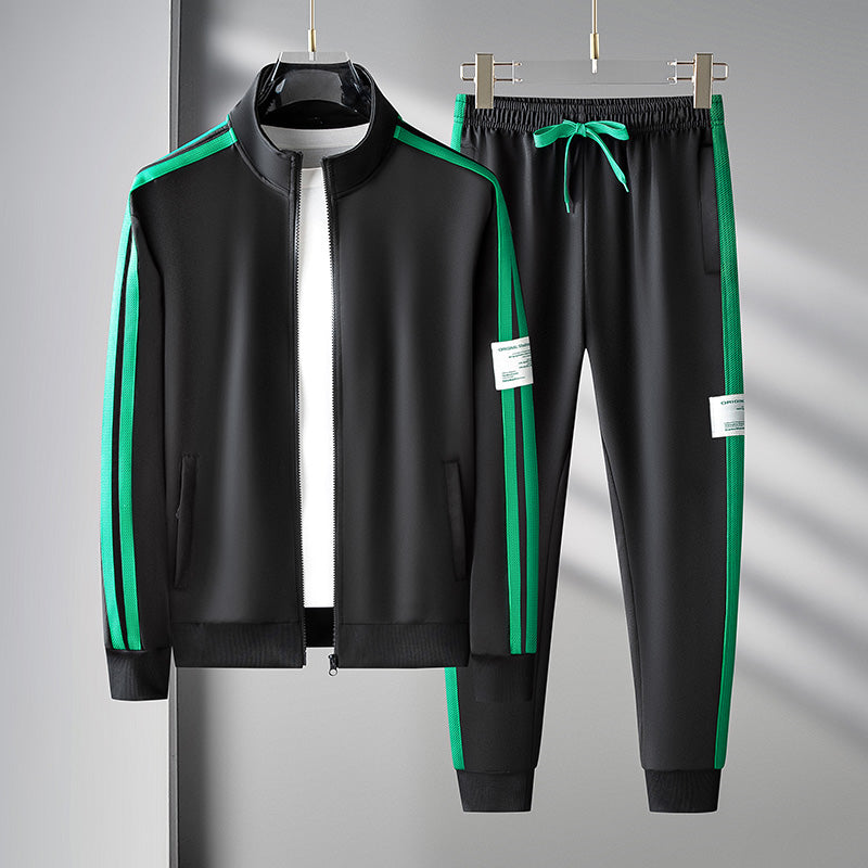 Ensemble Deux Pièces avec Veste Zippée et Pantalon Jogger pour Homme | Idéal pour Un Usage Quotidien