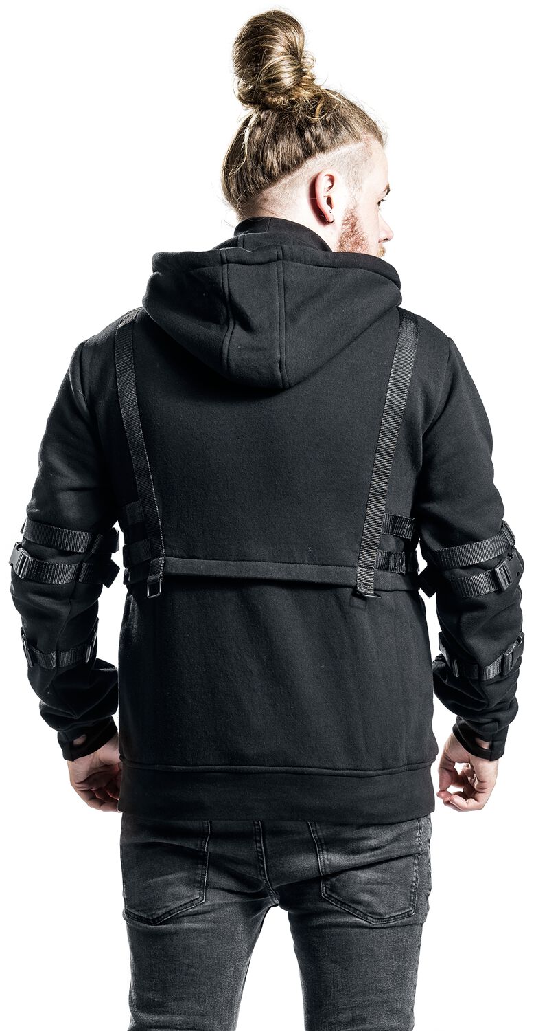 Sweat à Capuche avec Couleur Unie Sombre pour Homme | Idéal pour les Sorties Décontractées