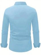 Chemise À Manches Longues Pour Homme | Idéale Pour Usage Quotidien