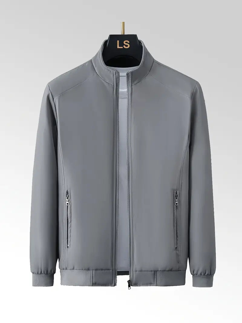 Veste Coupe-Vent Légère avec Fermeture Zippée et Coupe Classique pour Hommes | Idéal pour Conditions Météorologiques Variables