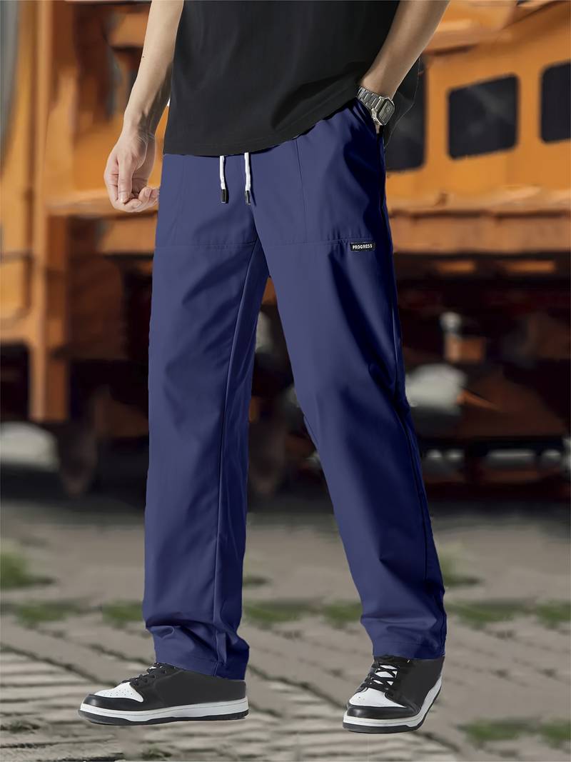 Pantalon À Taille Ajustable Avec Coupe Droite Pour Homme | Idéal Pour Usage Quotidien