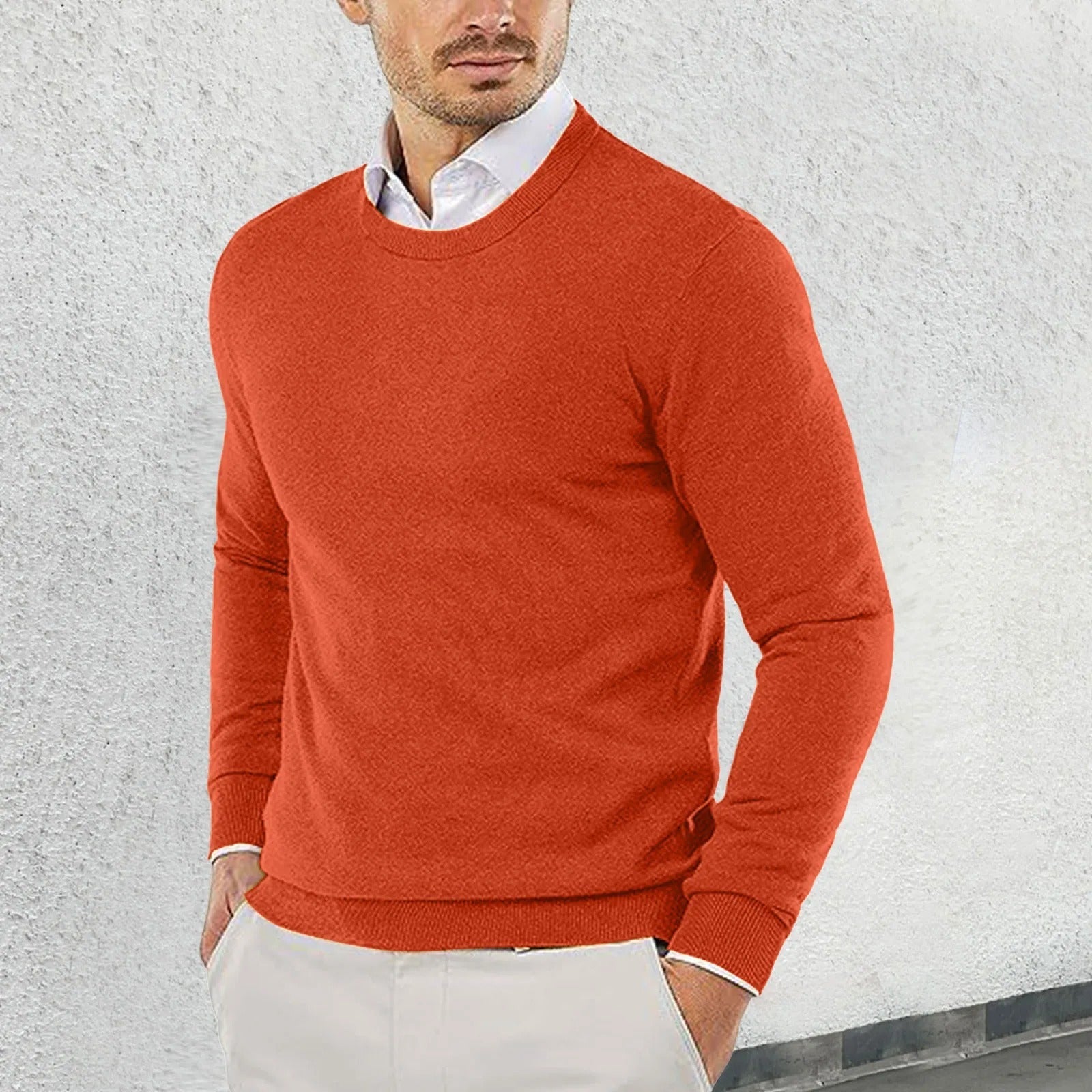 Pull À Col Rond Avec Coupe Ajustée Pour Adultes | Idéal Pour Toutes Saisons