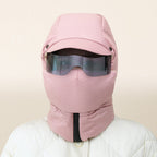 Masque de Protection Intégrale pour Extérieur avec Lunettes Amovibles | Idéal pour l’Hiver