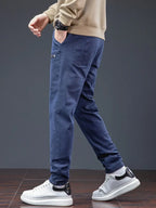 Pantalon De Jogging Avec Taille À Cordon Pour Homme | Idéal Pour Usage Quotidien Et Activités